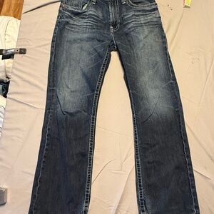 Big Star Pioneer  Men's Dark Blue Relaxed Jeans size 36R